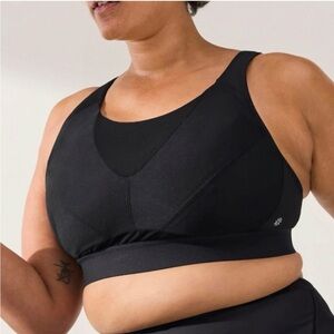 Athleta Invincible Black Women's Sports Bra 40D